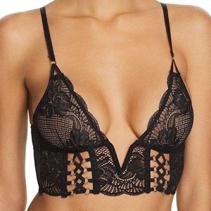 Thistle and Spire Bowery Lace up V-wire Bralette